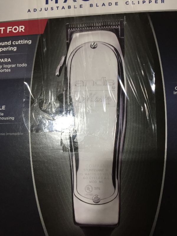 Photo 1 of Andis Master Adjustable Blade Clipper | Silver 
