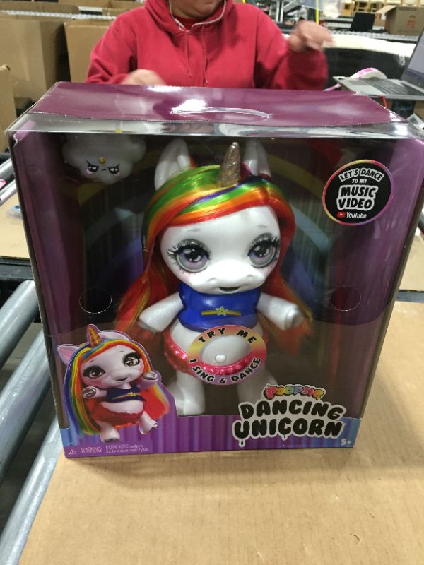 Photo 2 of Poopsie Dancing Unicorn Rainbow Brightstar Dancing and Singing Unicorn Doll 