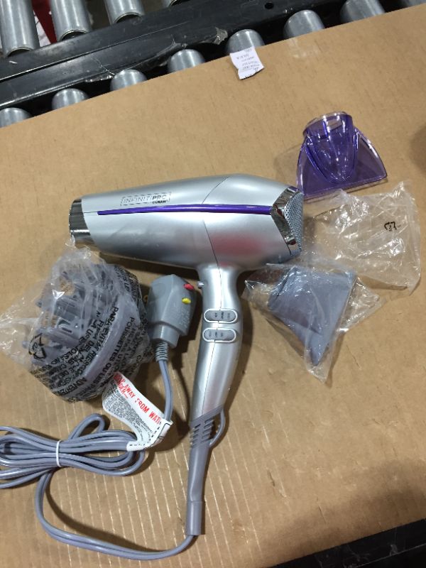 Photo 2 of Conair INFINITIPRO BY CONAIR Pro Performance Frizz Free Hair Dryer, Silver
