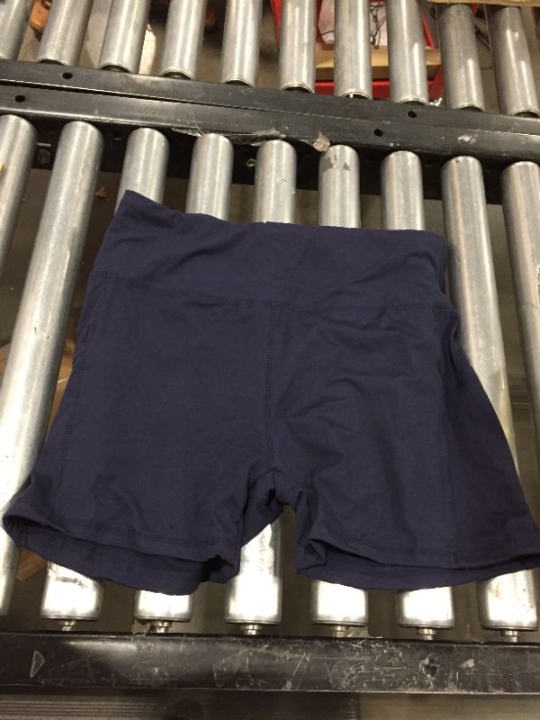 Photo 1 of dark blue women's shorts with pockets size XL