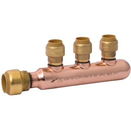 Photo 1 of 25553lf 3/4 in. X1/2 in. Sb Manifold 3 pack 
