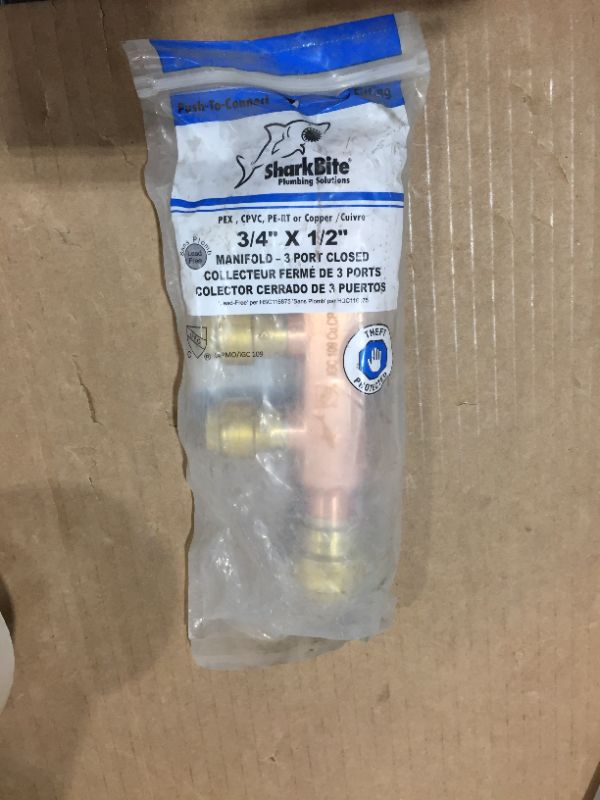 Photo 2 of 25553lf 3/4 in. X1/2 in. Sb Manifold
