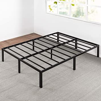 Photo 1 of 14 Inch Metal Platform Beds w/ Heavy Duty Steel Slat