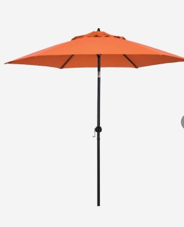 Photo 1 of Astella 9-ft Solid Push-Button Tilt Market Patio Umbrella
