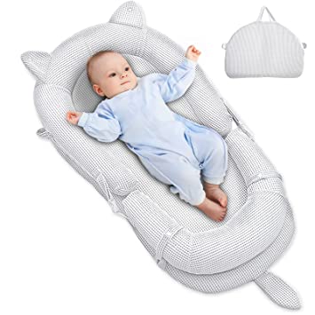 Photo 1 of Bellababy Baby Lounger, Portable & Foldable Nest Bed Snuggle Co-Sleeper Support Seat