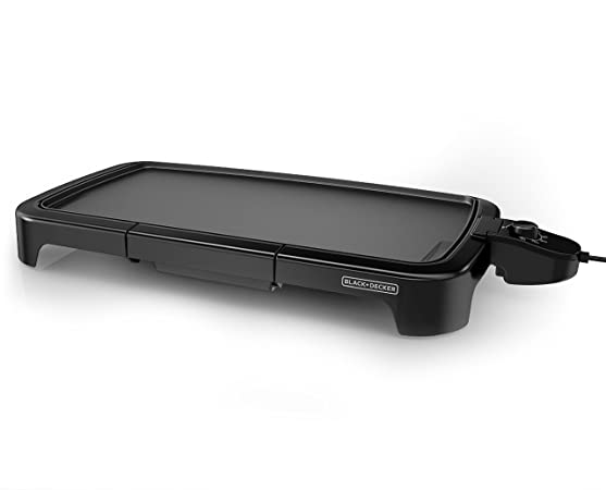 Photo 1 of BLACK+DECKER GD2011B Family-Sized Electric Griddle with Drip Tray
