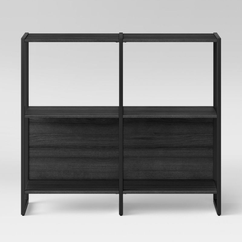 Photo 1 of 35" Paulo 2 Shelf Bookcase Black - Project 62
