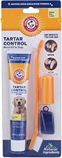 Photo 1 of Arm & Hammer for Pets Tartar Control Kit for Dogs-Contains Toothpaste, Dog Toothbrush & Fingerbrush - Dog Teeth Cleaning Kit, Dog Toothpaste Kit from Arm and Hammer, Dog Dental Care, Pet Toothbrush
