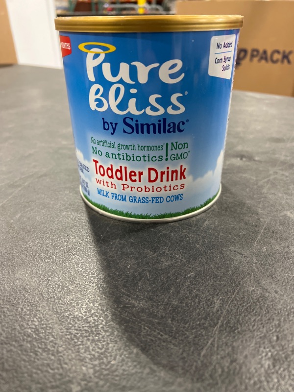 Photo 2 of 
Pure Bliss by Similac Toddler Drink with Probiotics, Starts with Fresh Milk from Grass-Fed Cows, Non-GMO Toddler Formula, 24.7 ounces EXP. SEP 01 2022