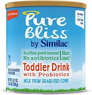 Photo 1 of 
Pure Bliss by Similac Toddler Drink with Probiotics, Starts with Fresh Milk from Grass-Fed Cows, Non-GMO Toddler Formula, 24.7 ounces EXP. SEP 01 2022