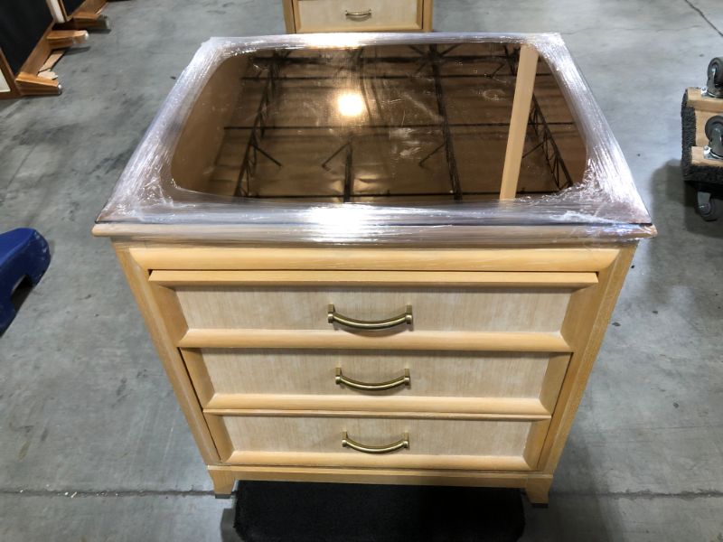 Photo 1 of 3 DRAWER NIGHT STANDP 22L X 26W X 28H INCHES