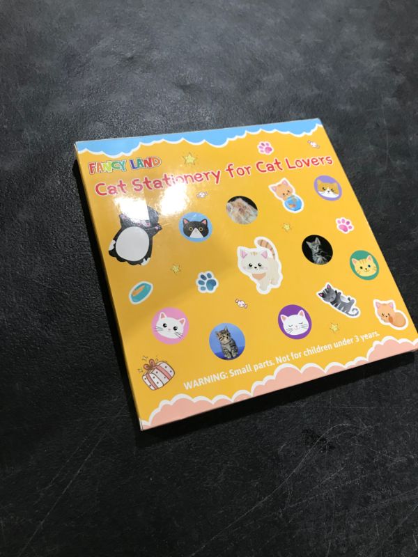 Photo 2 of Cute Cats Stickers Cats Sticky Notes Memo Pads Paper Clips Notepads for Office School Gift Cats Lovers
