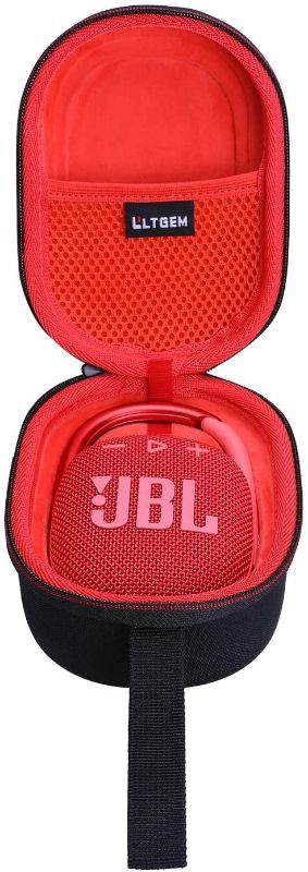 Photo 1 of LTGEM EVA Hard Case for JBL Clip 4 Portable Speaker with Bluetooth,Waterproof and Dustproof Feature - red
