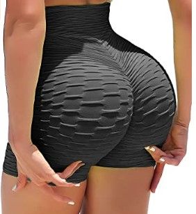 Photo 1 of KIWI RATA Women's High Waisted Yoga Shorts Sports Gym Ruched Butt Lifting Workout Running Hot Leggings
MED
