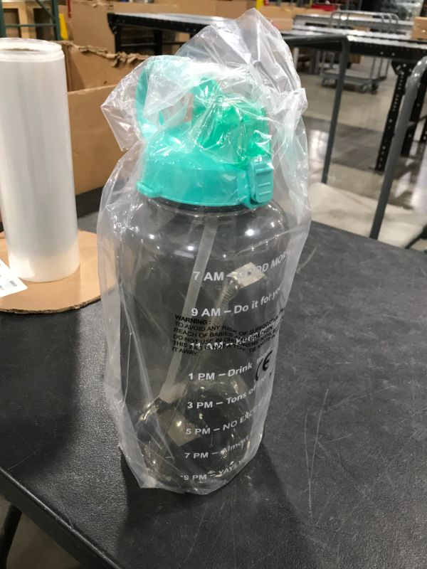 Photo 1 of QuiFit Motivational Gallon Water Bottle - with Straw & Time Marker,BPA Free Reusable Large Leakproof Portable Water Jug,for Fitness Camping Outdoor Sports
Size:1 gallon
Color:Gray/green