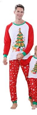 Photo 1 of Benaive Matching Family Christmas Pajamas Set Boys Girls Holiday Pjs for Women Men Sleepwear
2XL