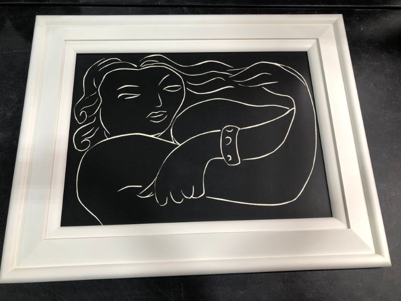 Photo 1 of MATISSE PASIPHAE ART PRINT, APPROX 24 X 31 INCHES, BORDERED IN WHITE