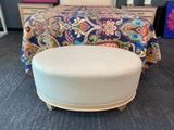 Photo 2 of  Oval Ottoman 38L X 17H Inches
