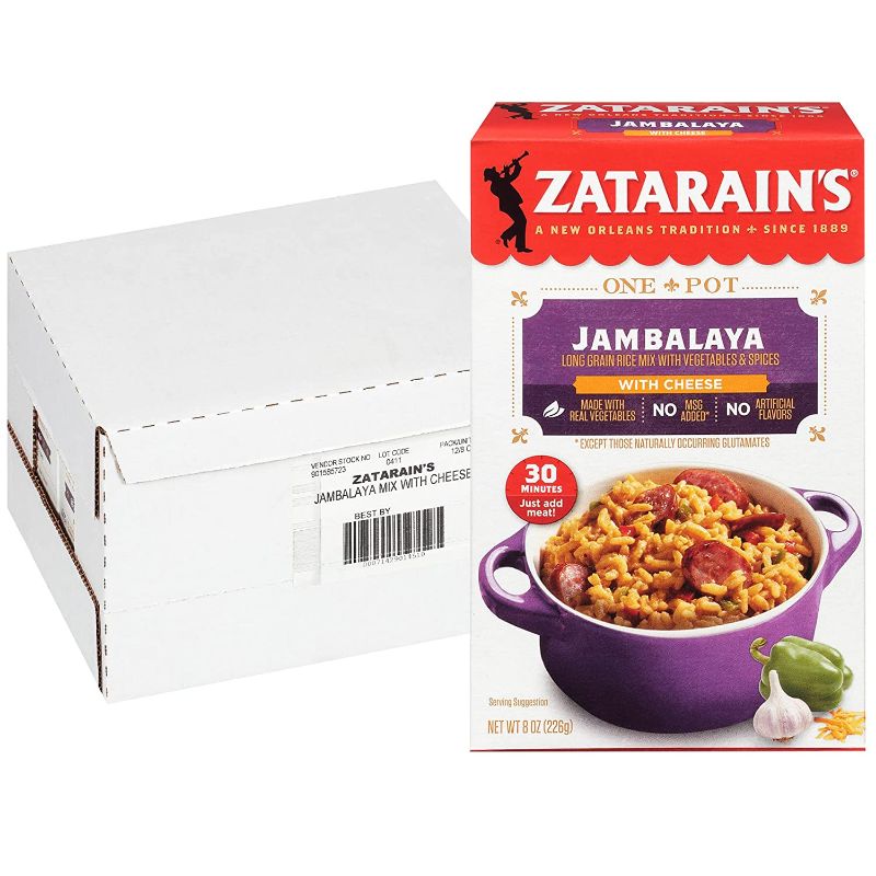 Photo 1 of Zatarain's Jambalaya with Cheese, 8 oz (Pack of 12)
BB FEB 04 22