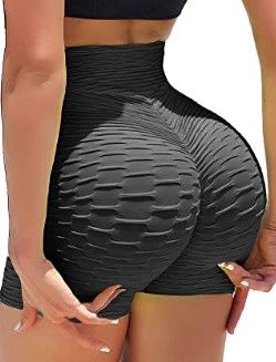 Photo 1 of KIWI RATA Women's High Waisted Yoga Shorts Sports Gym Ruched Butt Lifting Workout Running Hot Leggings
LARGE 