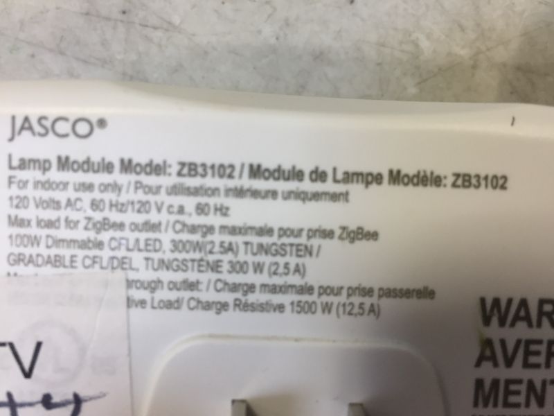 Photo 3 of 5 Jasco GE ZigBee Smart Lamp Dimmer Module Plug Ins ZB3102 & Alexa Compatible