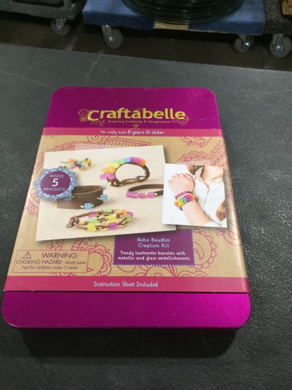 Photo 1 of Craftabelle – Boho Baubles Creation Kit – Bracelet Making Kit – 101pc Jewelry Set with Beads – DIY Jewelry Kits for Kids Aged 8 Years +
