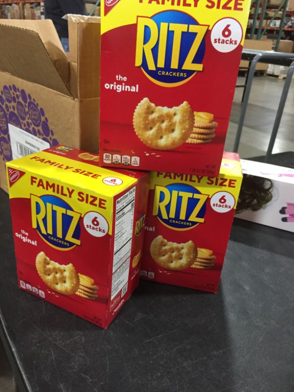 Photo 2 of 3 PACK!!! RITZ Original Crackers, Family Size, 20.5 oz
BB FEB 14 2022