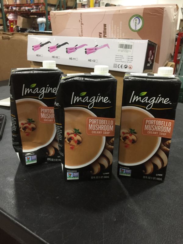 Photo 2 of 3 PACK!!! Imagine Foods Soup Creamy Portobello Mushroom 32 Fl Oz
BB 03 10 2022