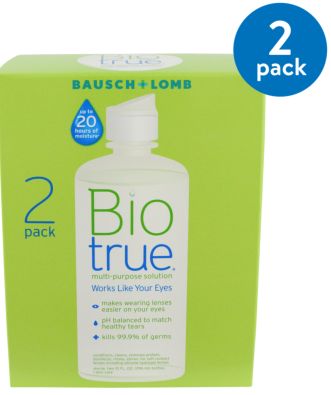 Photo 1 of Biotrue Multi-Purpose Contact Lens Solution - Twin Pack
