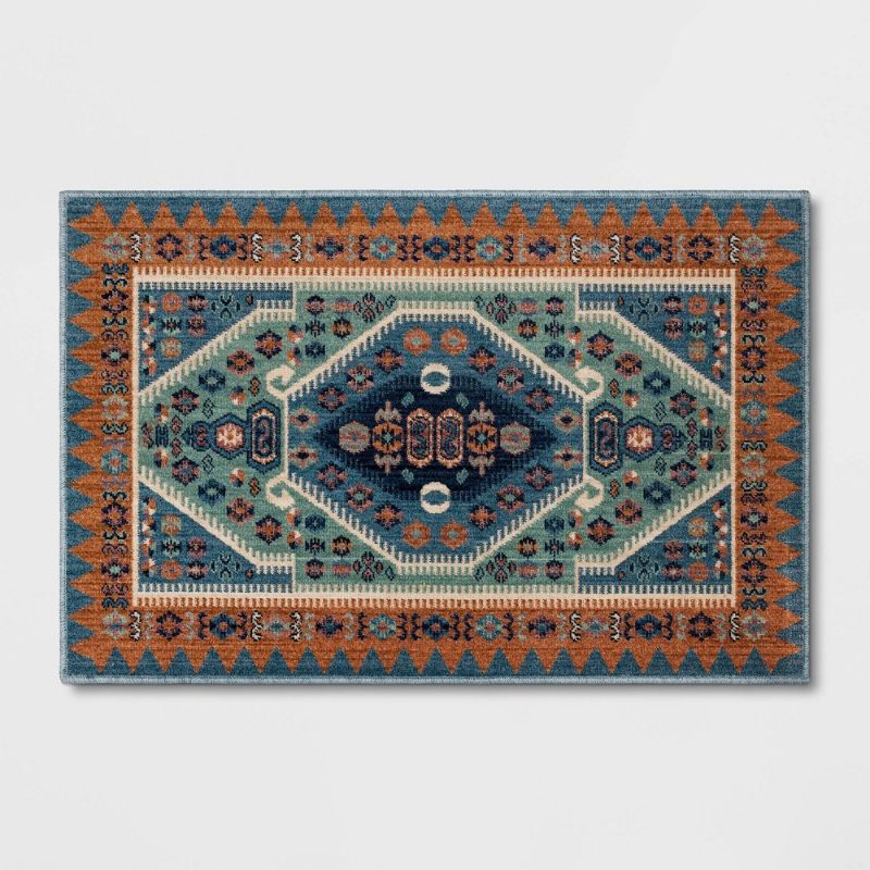 Photo 1 of 2'5"x3'8" Buttercup Diamond Vintage Persian Woven Rug - Opalhouse™
