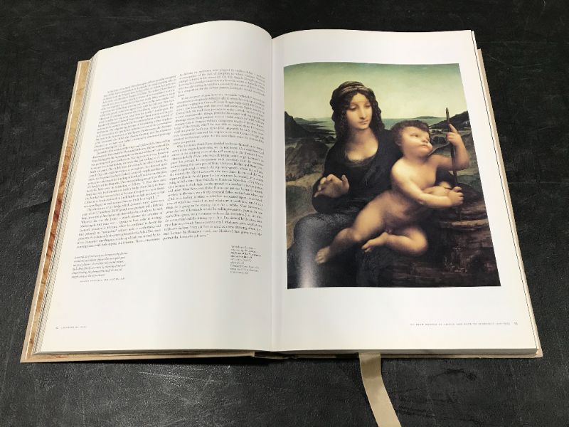 Photo 6 of Leonardo Da Vinci. Complete Paintings and Drawings - by Frank Zöllner & Johannes Nathan (Hardcover)
17 1/2 x 12 inches.

