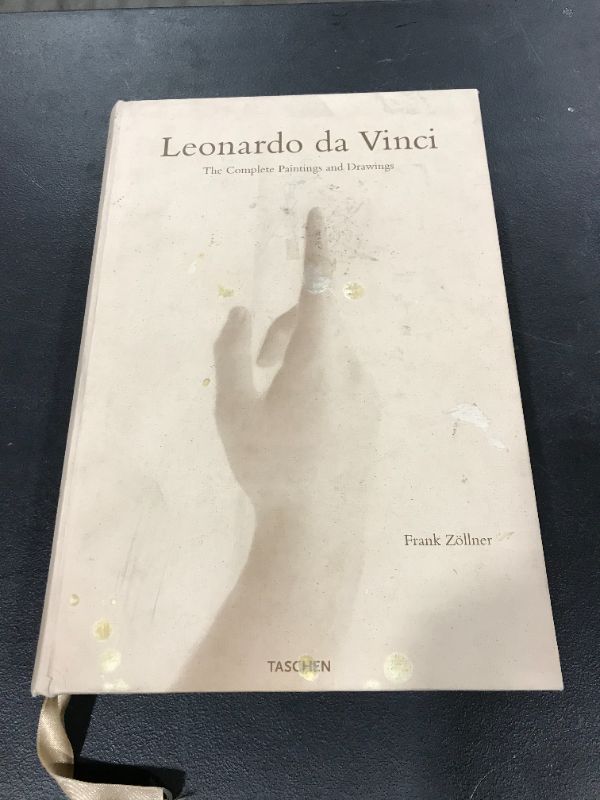Photo 2 of Leonardo Da Vinci. Complete Paintings and Drawings - by Frank Zöllner & Johannes Nathan (Hardcover)
17 1/2 x 12 inches.

