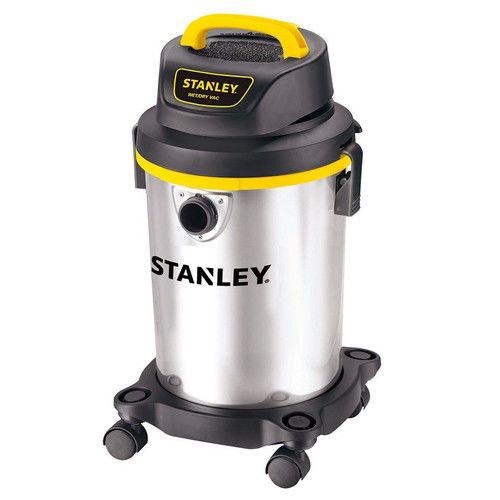 Photo 1 of **SOLD FOR PARTS** Stanley SL18129 Portable Stainless Steel 4 Gallon Wet Dry Floor Vacuum Cleaner
