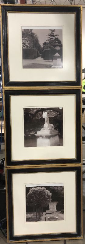 Photo 4 of 3 WINDOW MATTED  FRAMED BLACK  WHITE DECORATIVE PHOTOS UNKNOWN PHOTO LOCATIONS  ARTISTS APPROX 67H X 23W INCHES