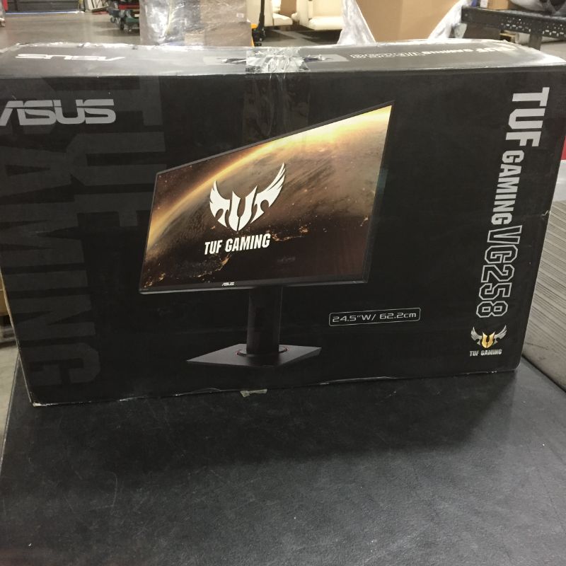 Photo 6 of ASUS TUF Gaming 24.5” 1080P HDR Monitor VG258QM - Full HD, 280Hz (Supports 144Hz), 0.5ms, Extreme Low Motion Blur Sync, G-SYNC Compatible, DisplayHDR 400, Speaker, DisplayPort HDMI, Height Adjustable
