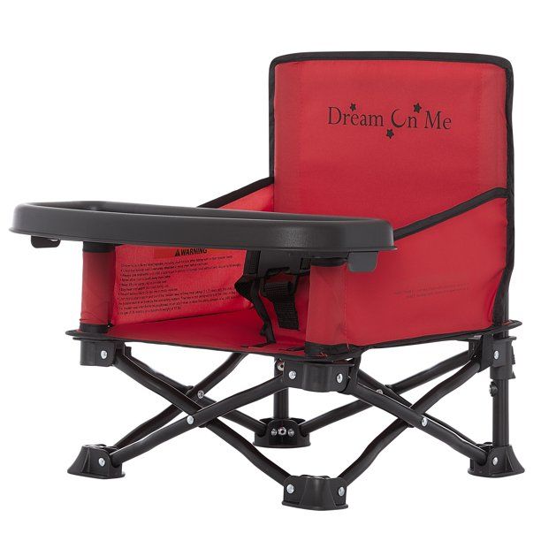 Photo 1 of Dream On Me Sit 'N Play Portable Booster Seat in Red
