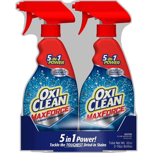 Photo 1 of Oxiclean Maxforce Spray Twin Pack (2 Count of 16 Fl Oz Bottles), 32 Fl Oz
