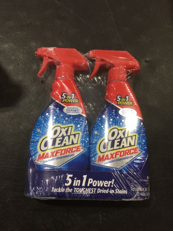 Photo 2 of Oxiclean Maxforce Spray Twin Pack (2 Count of 16 Fl Oz Bottles), 32 Fl Oz
