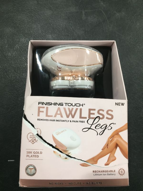 Photo 2 of Finishing Touch Flawless Leggs Hair Remover, White - 1 Ct