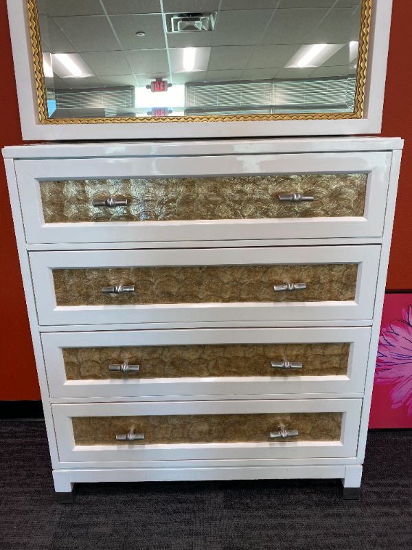 Photo 3 of  white 4 Drawer Dresser 42L x 18W x 48H