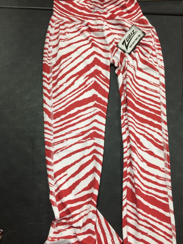 Photo 2 of Red/White Zebra Legging SIZE SMALL
