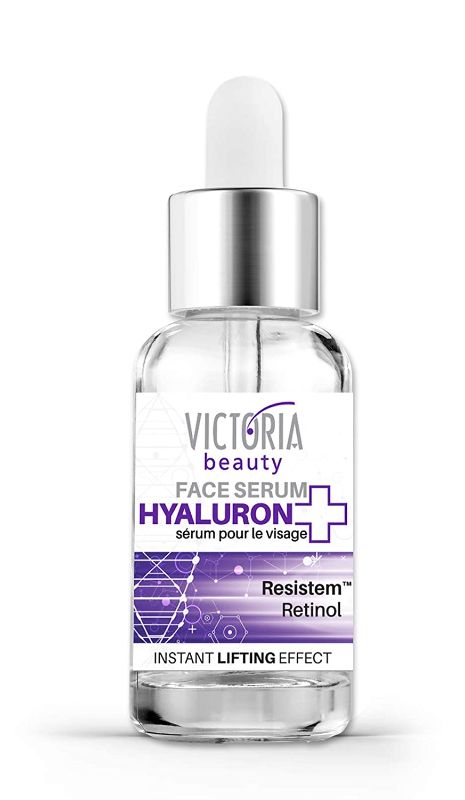 Photo 1 of Victoria Beauty Hyaluron+ Day and Night Lifting Face Serum with Hyaluronic Acid, Retinol, and Plant Stem Cells – The Best Anti-Aging and Anti-Wrinkle Moisturizer, 20ml
