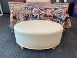 Photo 1 of  Oval Ottoman 38L X 17H Inches
