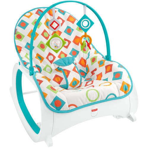 Photo 1 of Fisher-Price Infant-to-Toddler Geo Diamonds Rocker, Multicolor (CMP83)
