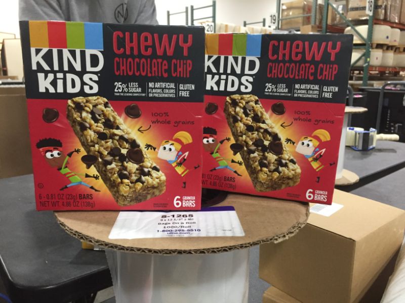 Photo 2 of 2 PACK! TOTAL OF 12 BARS! KIND Kids Chocolate Chip Bars, Chocolate, 4.86 Ounce (Pack of 6)
BB JUNE 2022 