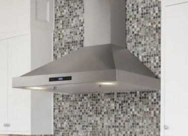 Photo 1 of 30 in. W Convertible Wall Mount Range Hood with 2 Charcoal Filters in Stainless Steel
