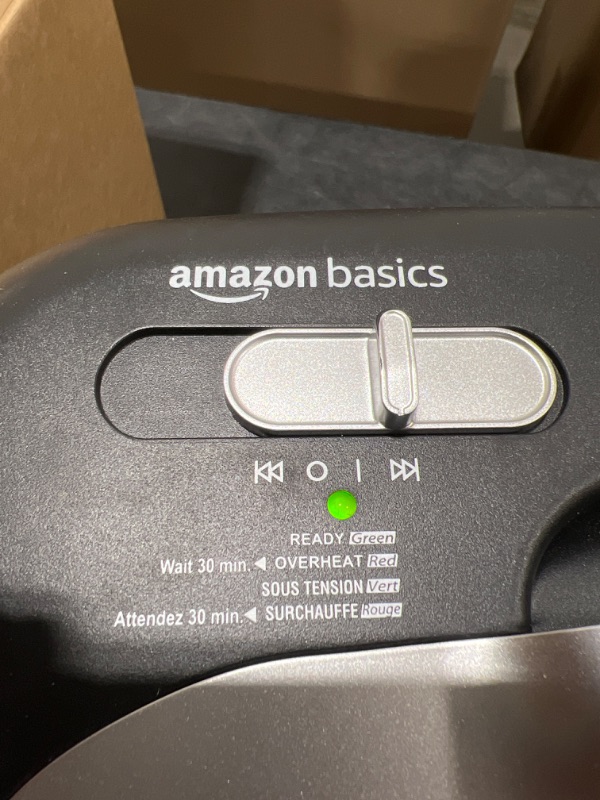 Photo 3 of Amazon Basics 8-Sheet Capacity, Cross-Cut Paper and Credit Card Shredder, 4.1 Gallon
