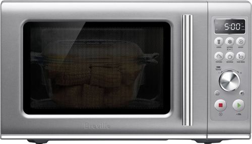 Photo 1 of Breville - the Compact Waveâ„¢ Soft Close 0.9 Cu. Ft. Microwave - Brushed Stainless Steel