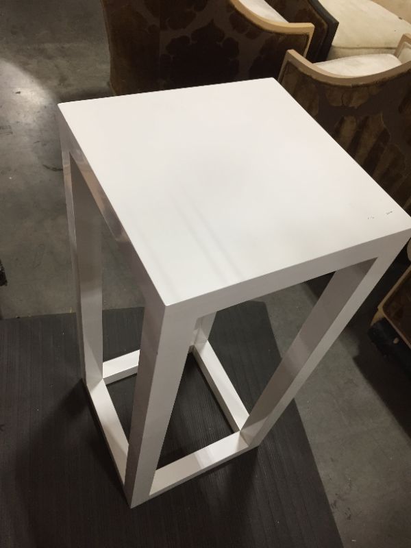 Photo 4 of 16L x 16W X 36H INCHES WHITE WOOD NIGHTSTAND