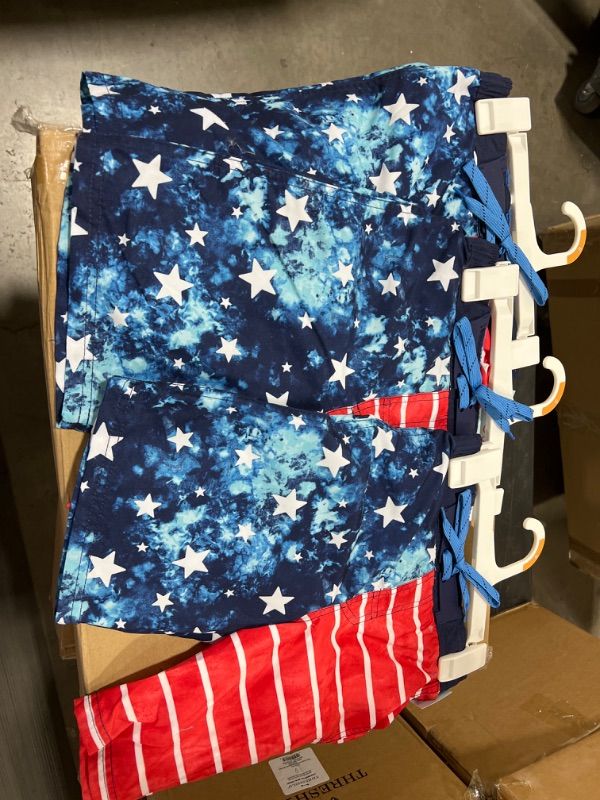 Photo 2 of Boy' American Flag Tie-Dye Wim Trunk - Cat & Jack™ 3 PACK SIZE SMALL  6/7